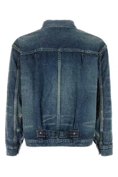 Junya Watanabe Denim Trucker Jacket In Indigo