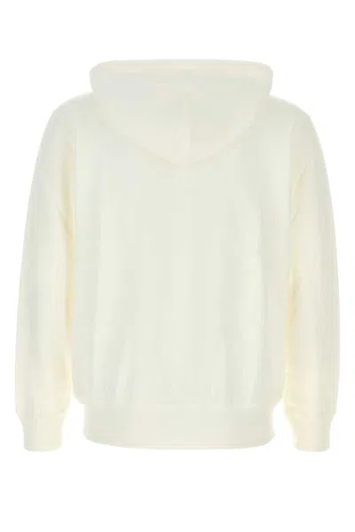 Shop Comme Des Garçons Play White Cotton Sweatshirt