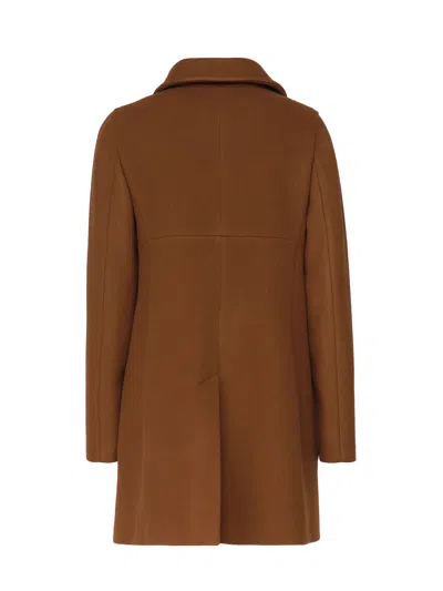 Fay Urban Coat In Leather