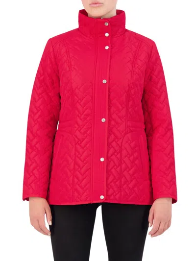 Cole Haan Signature Quilted Jacket In Red