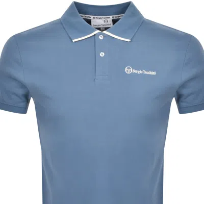 Shop Sergio Tacchini Sears Polo T Shirt Blue