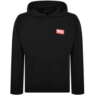 Diesel Hoodie En Coton In Black