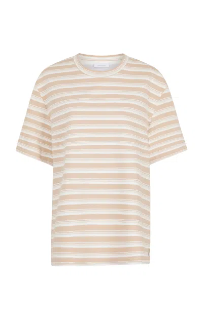 Rabanne Stripe Cotton T-shirt In Stripe