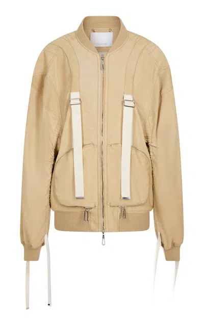 Rabanne Strap-detailed Jacket In Neutral