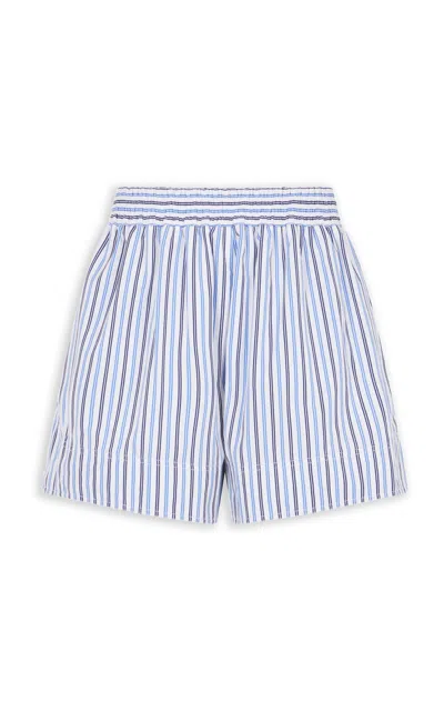Rabanne Shorts Aus Popeline In Stripe