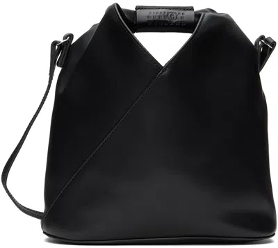 Mm6 Maison Margiela Japanese Vegan Leather Hand Bag In Black