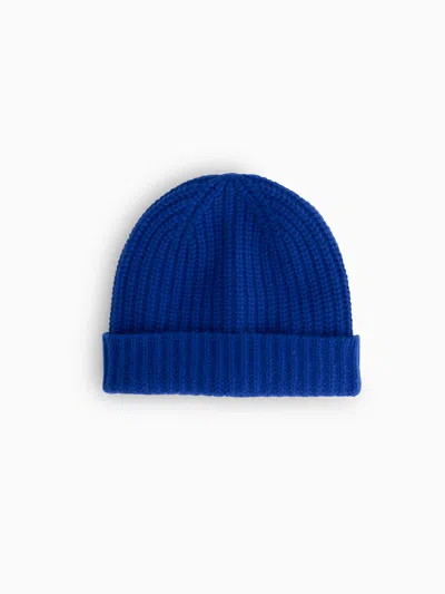 Alex Mill Cashmere Beanie In Cobalt
