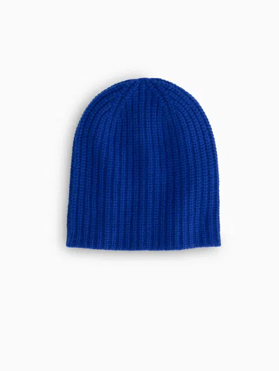 Alex Mill Cashmere Beanie In Cobalt