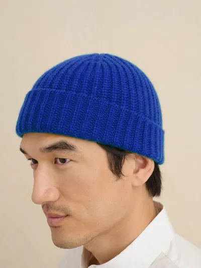 Alex Mill Cashmere Beanie In Cobalt