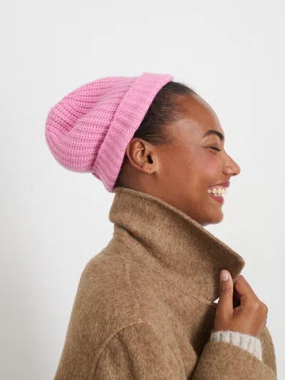 Alex Mill Cashmere Beanie In Peony