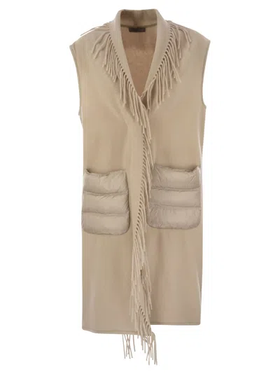 Herno Women Wool And Cashmere Sleeve Coat