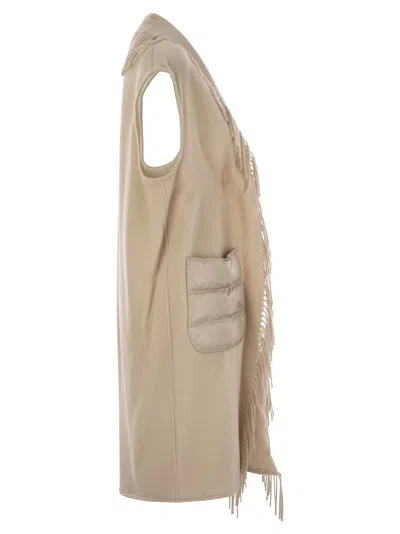 Herno Women Wool And Cashmere Sleeve Coat