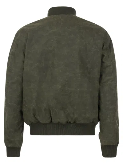Manifattura Ceccarelli Water-repellent Cotton Bomber Jacket