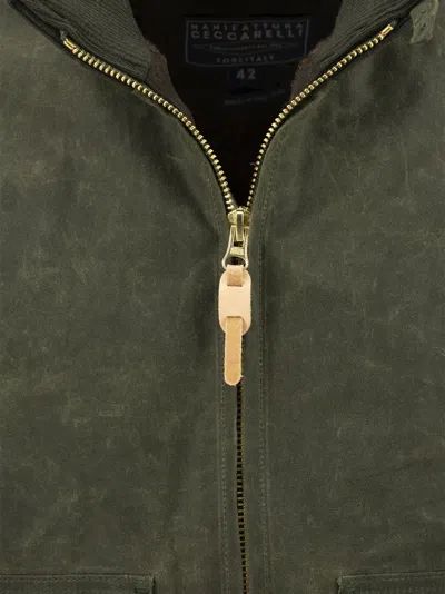 Manifattura Ceccarelli Water-repellent Cotton Bomber Jacket