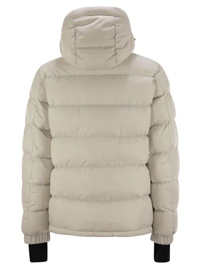 Moncler 'pramint' White Technical Nylon Down Jacket