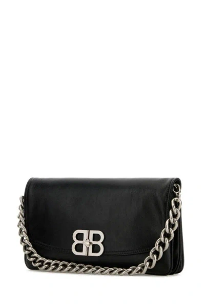 Balenciaga Small Leather Soft Flap Shoulder Bag In Multicolor