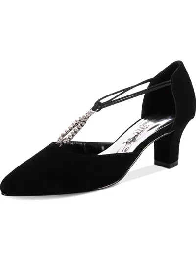 Easy Street Moonlight Embellished T-strap Pump In Multi