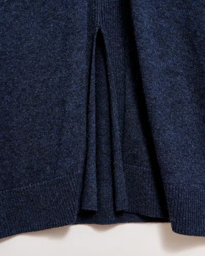 Billy Reid Pocket Sweater Dress In Indigo