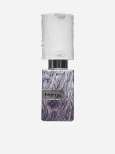Nasomatto Blamage 30 ml Perfume In White,violet,sky Blue