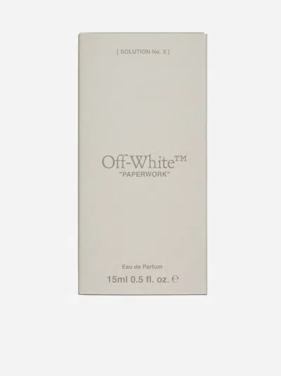 Off-white Solution No. 3 15 ml Perfume In Transparent,red