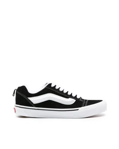 Vans Old Skool Womens Canvas Low Top Skate Shoes In Black