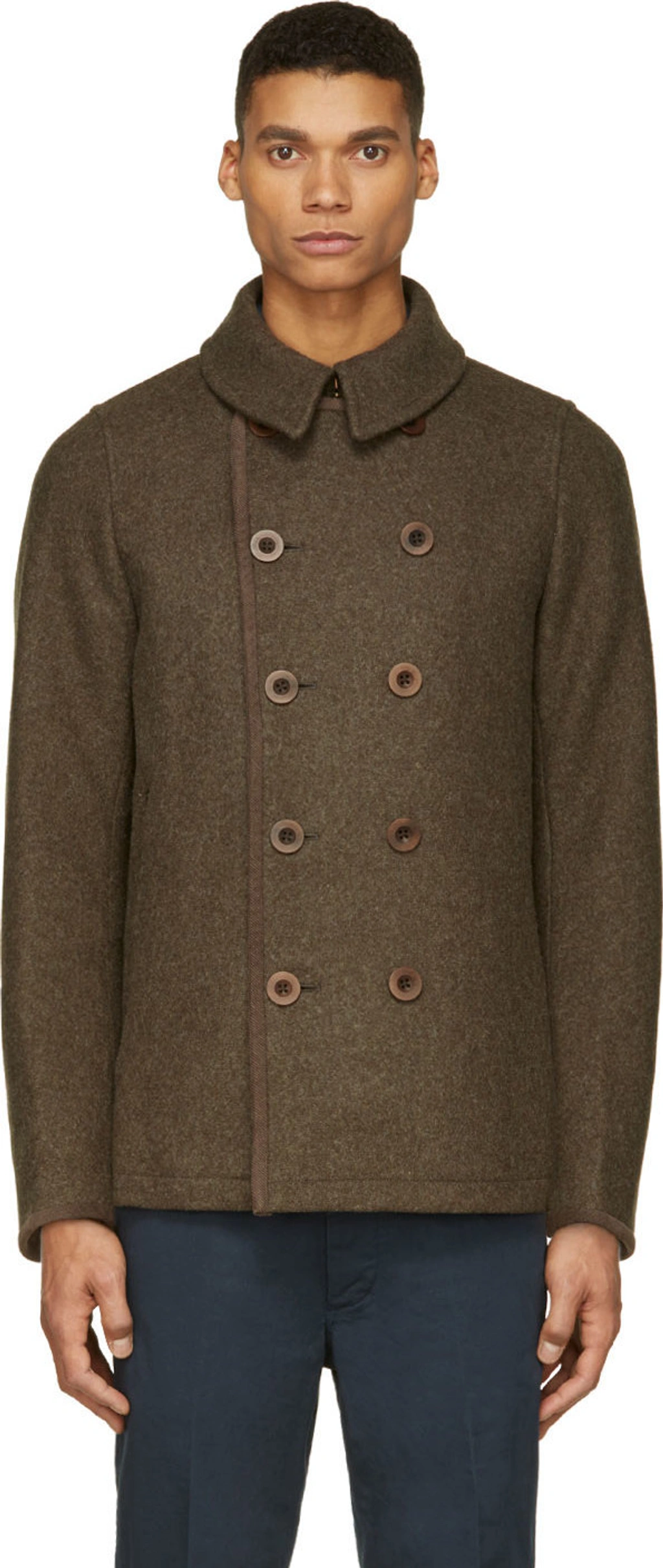 Visvim Green Wool Lieutenant Matoi Jacket | ModeSens
