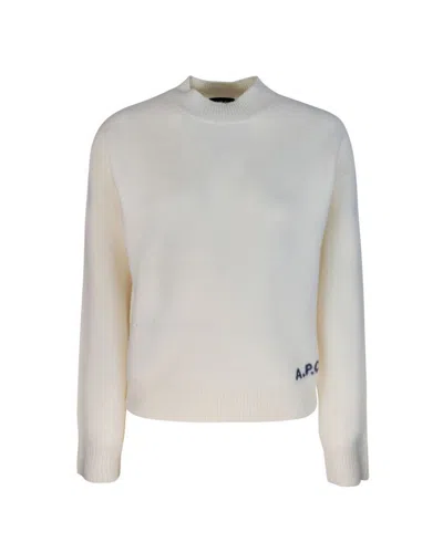 Shop Apc A.p.c. Sweater In Toni Neutri