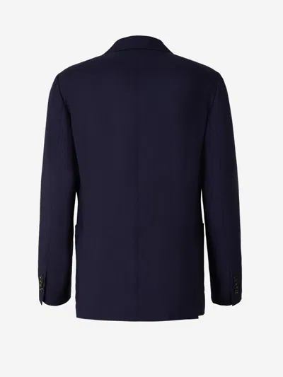 Colombo Cashmere 4.0 Robert Blazer In Midnight Blue