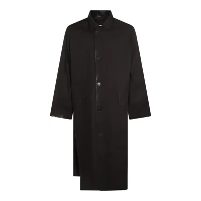 Shop Maison Margiela Coats Black