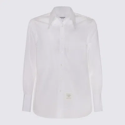 Shop Thom Browne Shirts In White