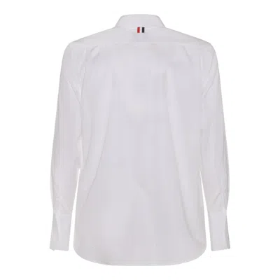 Shop Thom Browne Shirts In White