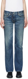 VISVIM Blue Social Sculptures Slim-Fit Jeans