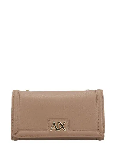 Armani Exchange Small Leather Goods In Dark Pisco