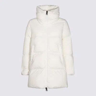 Shop Herno White Down Jacket