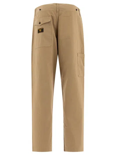 Human Made Straight-leg Cargo Trousers In Beige