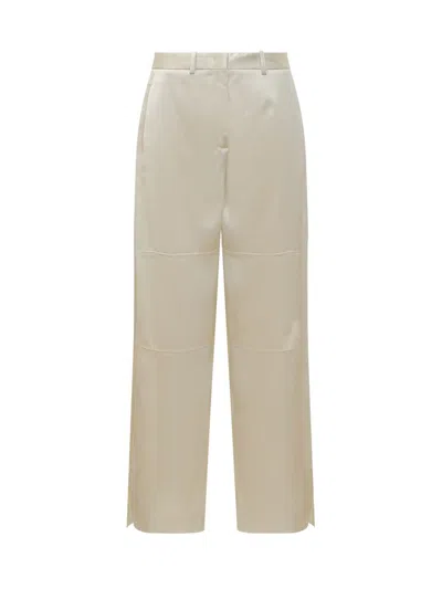 Jil Sander Trousers In Beige