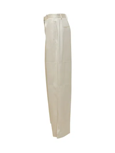 Jil Sander Trousers In Beige