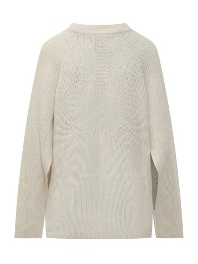 Loulou Studio Kawa Sweater In White