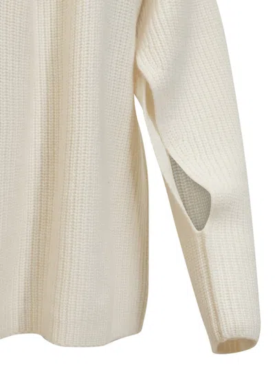 Loulou Studio Kawa Sweater In White