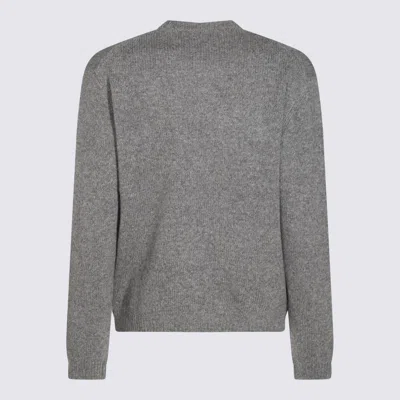 Shop Maison Kitsuné Maison Kitsune' Sweaters In Medium Grey Melange