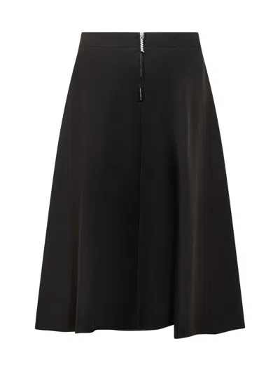 Marni Polyamide Midi Skirt In Black