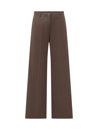 Shop Nine:inthe:morning Nine In The Morning Nadia Chino Palazzo In Brown