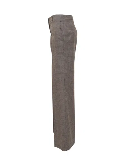 Stella Mccartney Tailored Flared Pants In Wool In Grey