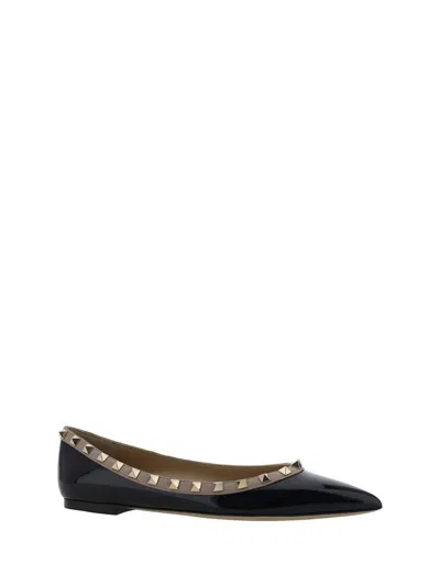 Shop Valentino Garavani Ballerinas In Black