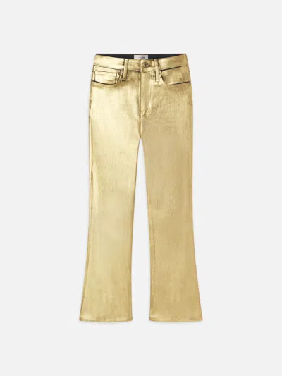 Frame Le Crop Mini Bootcut Jeans In Gold