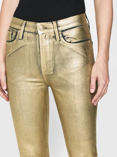 Frame Le Crop Mini Bootcut Jeans In Gold