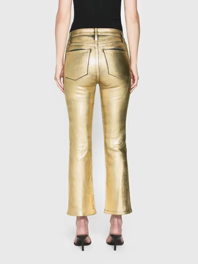 Frame Le Crop Mini Bootcut Jeans In Gold