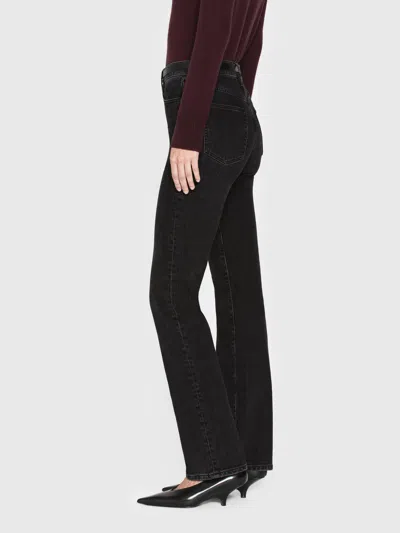 Frame The Jetset Stacked Pencil Jeans In Black