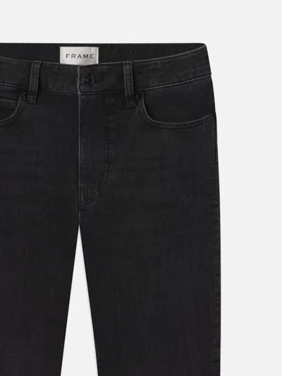 Frame The Jetset Stacked Pencil Jeans In Black