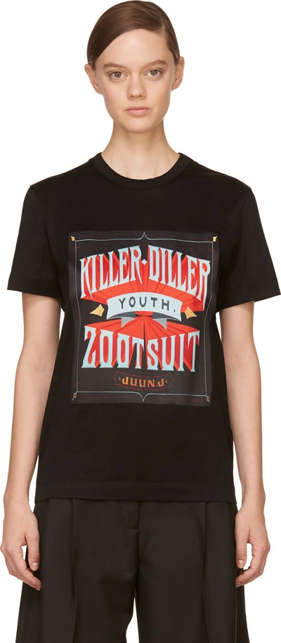 Juun.j Black Killer-diller New Era Edition T-shirt